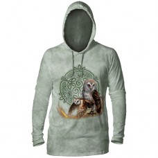 LIGHT WEIGHT HOODIE CELTIC OWL MAGIC